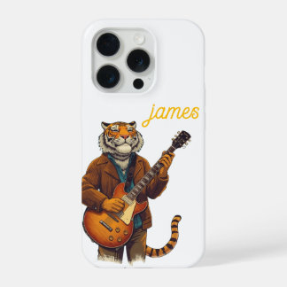 guitarist tiger iPhone 15 pro case