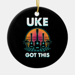 Guitarist Uke Got This Birthday Ceramic Ornament
