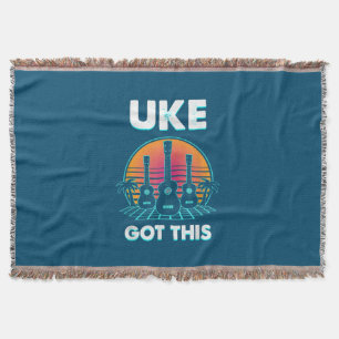 Guitarist Uke Got This Birthday Throw Blanket
