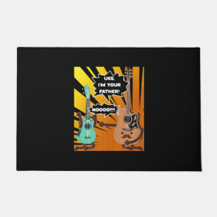 Guitarist Uke I Am Your Father Birthday Doormat