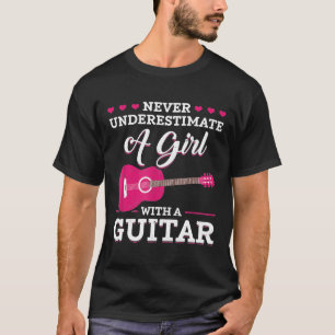 Guitarist Women Girls Musician Guitar T-Shirt
