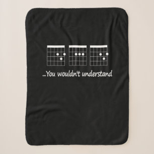 Guitarist You Would Not Understand Birthday Sherpa Blanket