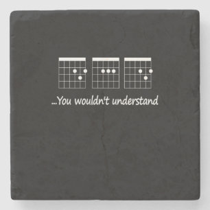 Guitarist You Would Not Understand Birthday Stone Coaster