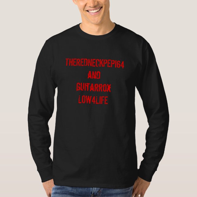 guitarrox BLACK long T-Shirt (Front)
