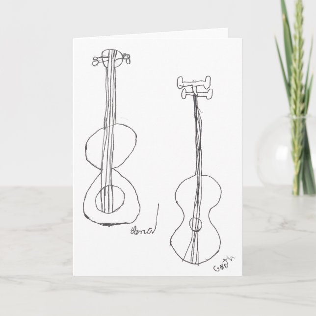"Guitars" Card (Front)