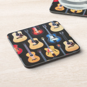 Guitars Coaster Set