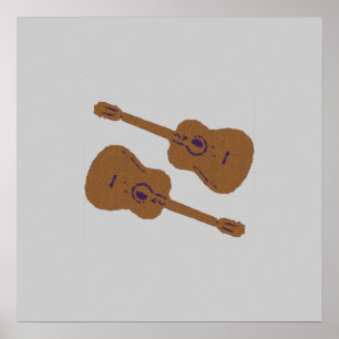 guitars for walls, musics poster