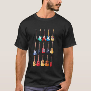 Guitars Guitar Player Trendy Guitarist Guitar Musi T-Shirt