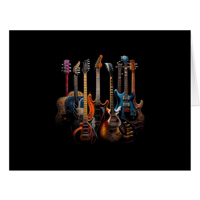 Guitars guitarists gift (Front Horizontal)