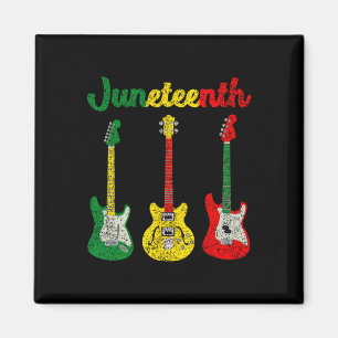 Guitars Juneteenth 1865 Guitar Player Lover Magnet