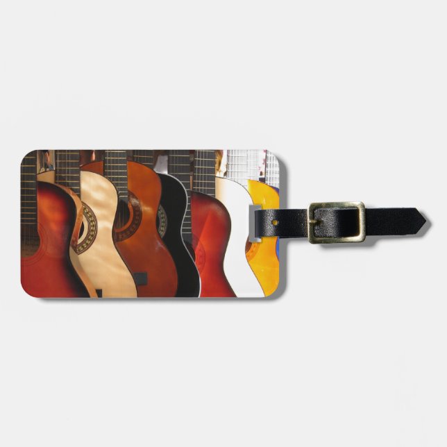 Guitars Luggage Tag (Front Horizontal)