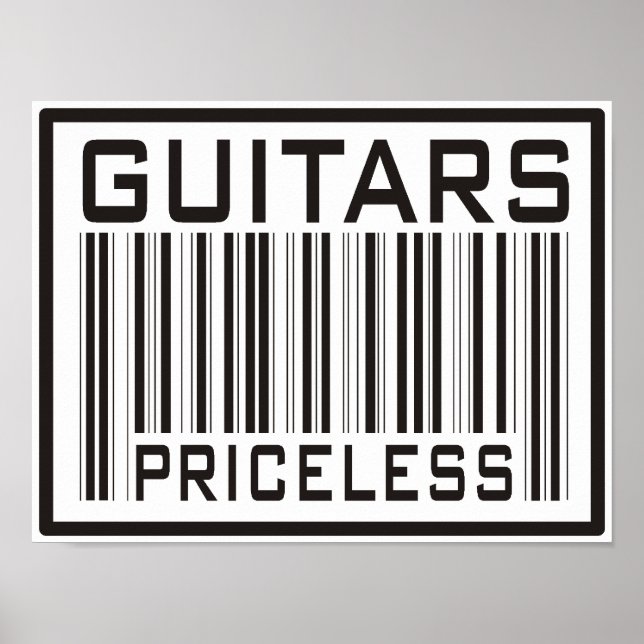 Guitars Priceless Poster (Front)