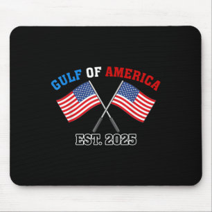 Gul-f Retro Of America Est 2025 Usa American Flag Mouse Pad
