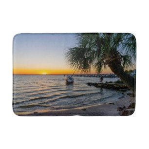 Gulf Breeze Florida Sunset Bath Mat