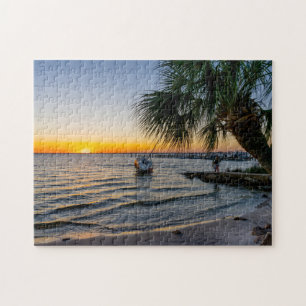 Gulf Breeze Florida Sunset Jigsaw Puzzle