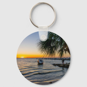 Gulf Breeze Florida Sunset Key Chain