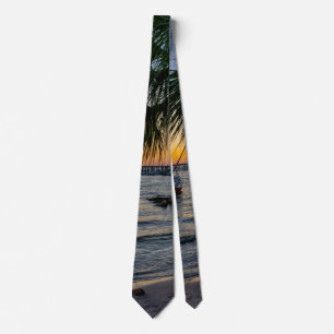 Gulf Breeze Florida Sunset Neck Tie