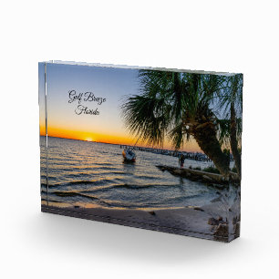Gulf Breeze Florida Sunset Photo Block