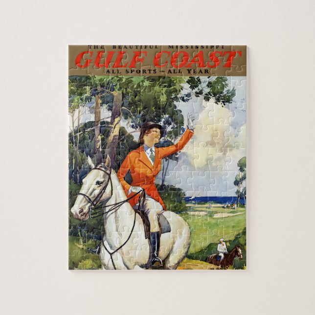 Gulf Coast by Panama Limited Jigsaw Puzzle (Vertical)