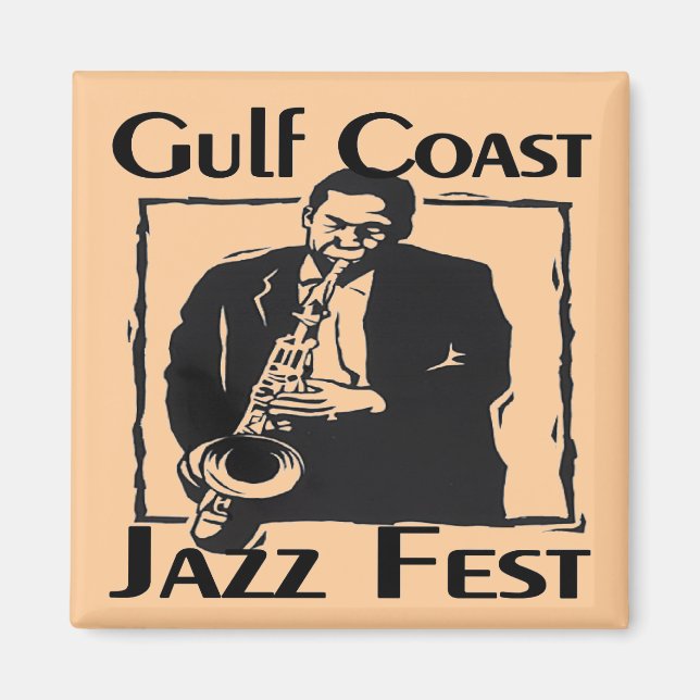 GulF Coast Jazz Fest Magnet (Front)