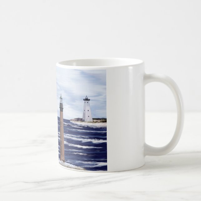 Gulf Coast lighthouses Coffee Mug (Right)