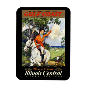 Gulf Coast ~ Panama Limited Magnet
