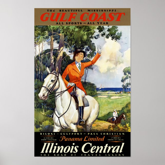 Gulf Coast ~ Panama Limited Poster (Front)