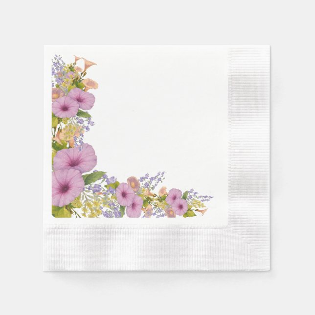 Gulf Coast Wildflower Paper Napkins (Front)