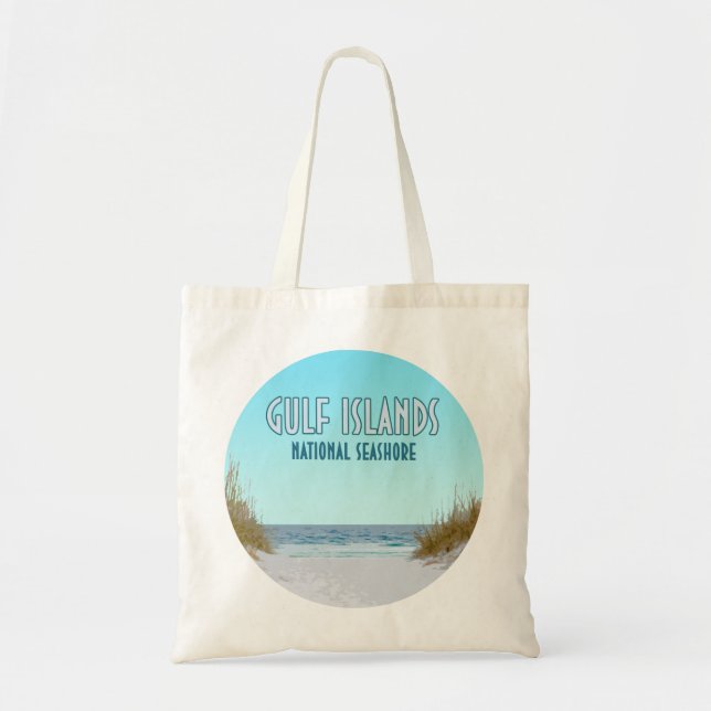 Gulf Islands National Seashore Mississippi Florida Tote Bag (Front)