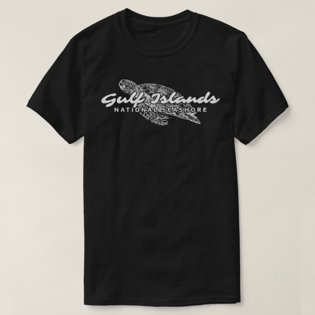 Gulf Islands National Seashore Sea Turtle  T-Shirt (Design Front)