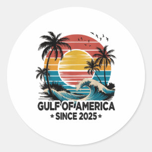 Gulf Mexico Classic Round Sticker