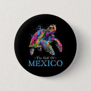 Gulf Mexico Shirt Gulf Of Us America 2025 Flag Mex 6 Cm Round Badge