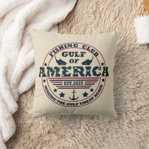 Gulf of America American patriotic fishing club Cushion