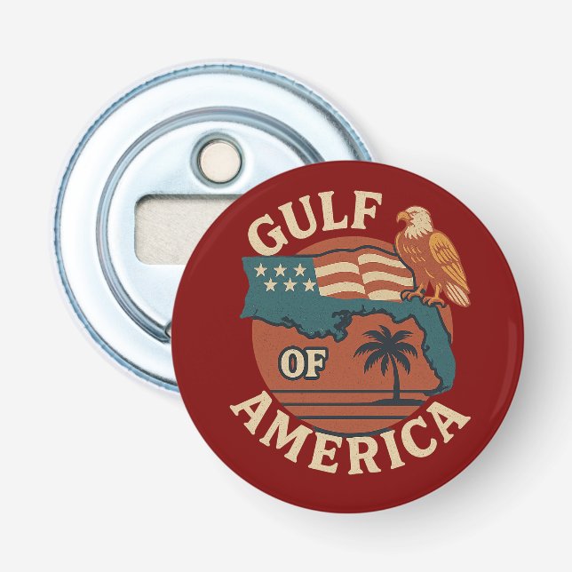 Gulf of America Beer Bottle Opener (Front)