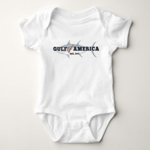 Gulf of America - Blue Fin - baby jumpsuit