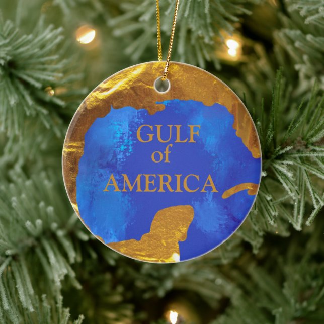 GULF OF AMERICA  CERAMIC ORNAMENT (Tree)