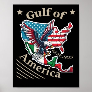 Gulf Of America Day 02.09.25 Trump Patriot Usa Gul Poster