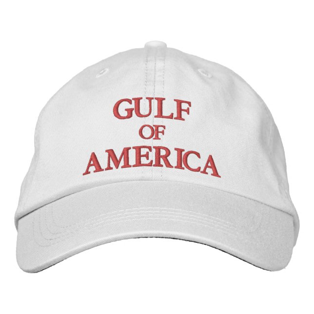 GULF OF AMERICA EMBROIDERED HAT (Front)