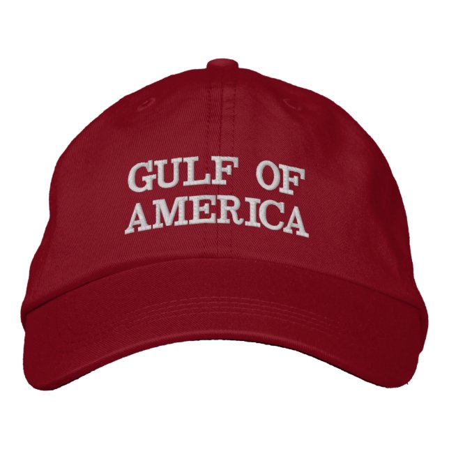 GULF OF AMERICA EMBROIDERED HAT (Front)