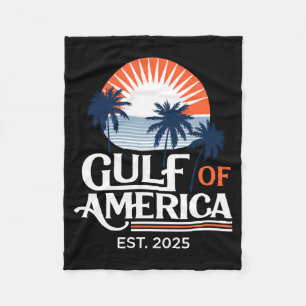Gulf Of America Est 2025 American Sovereignty T Sh Fleece Blanket