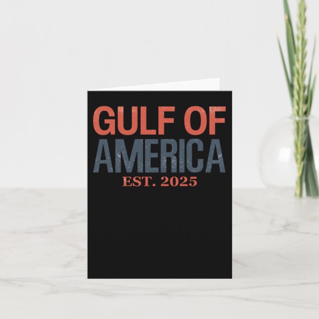 Gulf Of America Est 2025  Card (Front)