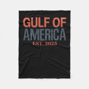 Gulf Of America Est 2025 Fleece Blanket