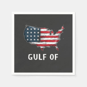 Gulf Of America Funny Trump East Cost Mexico  Napkin