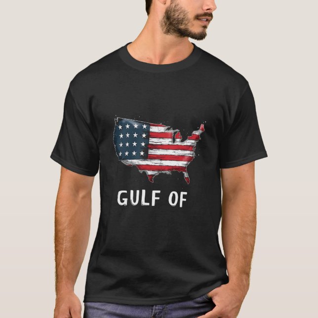 Gulf Of America Funny Trump East Cost Mexico  T-Shirt (Front)