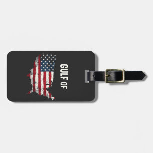 Gulf Of America Funny Trump USA Map Flag Luggage Tag
