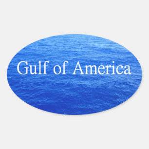 Gulf of America Map Coverup Sticker