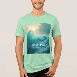 Gulf of America ocean sea green  ocean waves Tri-Blend Shirt