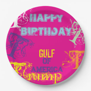 GULF OF AMERICA PAPER PLATE