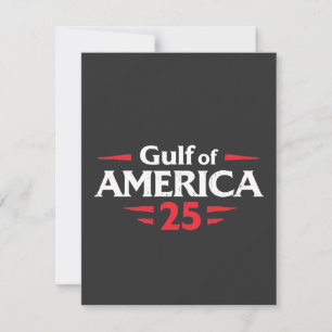 Gulf of America Patriotic American Trump USA Flag Card