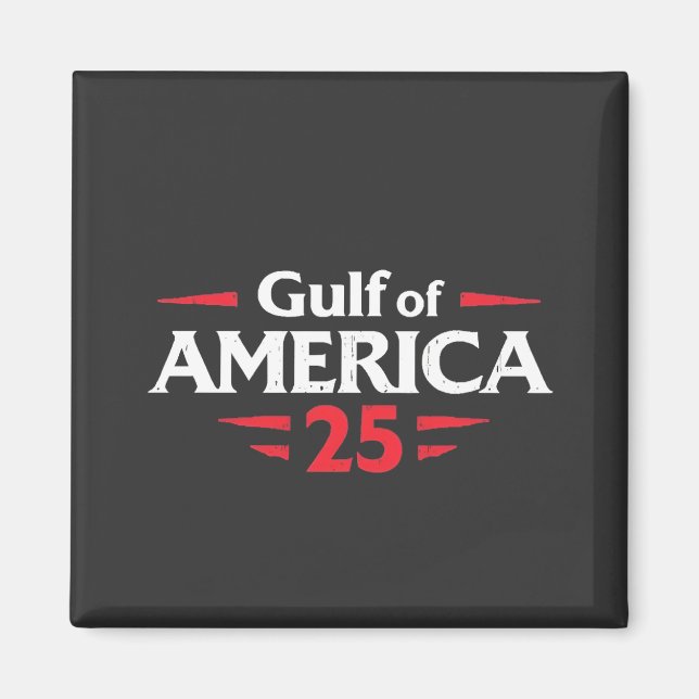 Gulf of America Patriotic American Trump USA Flag Magnet (Front)